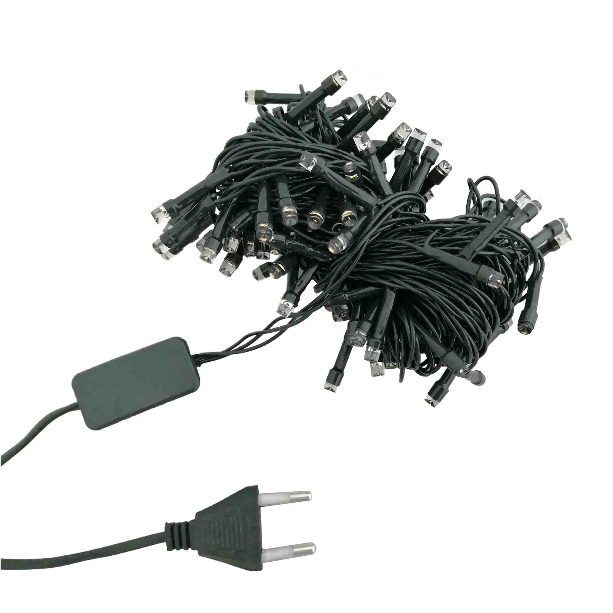 Гирлянда Apeyron 220В 6Вт 450Лм 7м 100 ламп теплый белый, IP44 15-82