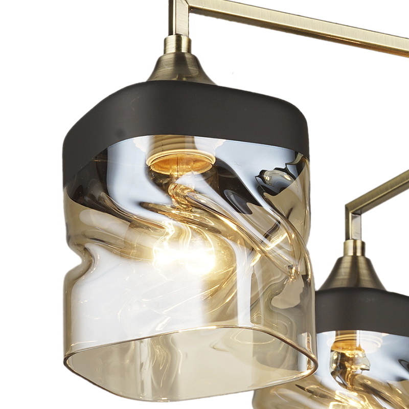 Потолочная люстра Reluce 04231-0.3-04 AB+BK