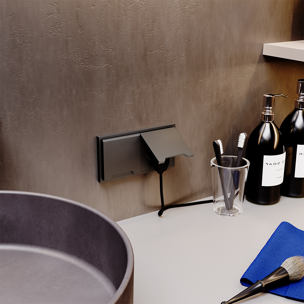 Рамка на 2 поста Voltum S70 VLS100206 (титан)