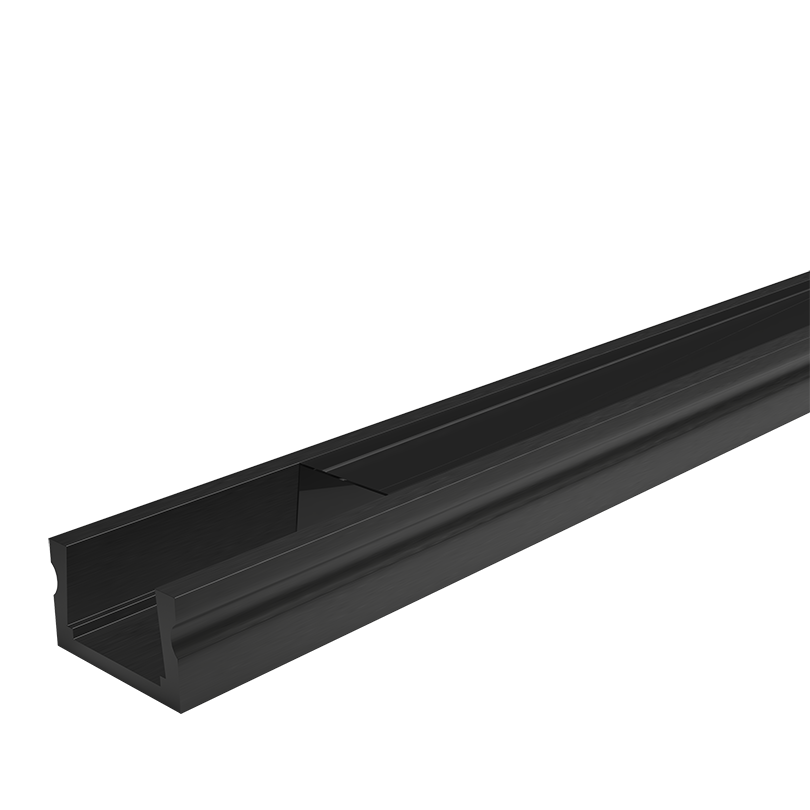 Профиль алюминиевый накладной Wolta WAP-S-16/6/2000-B