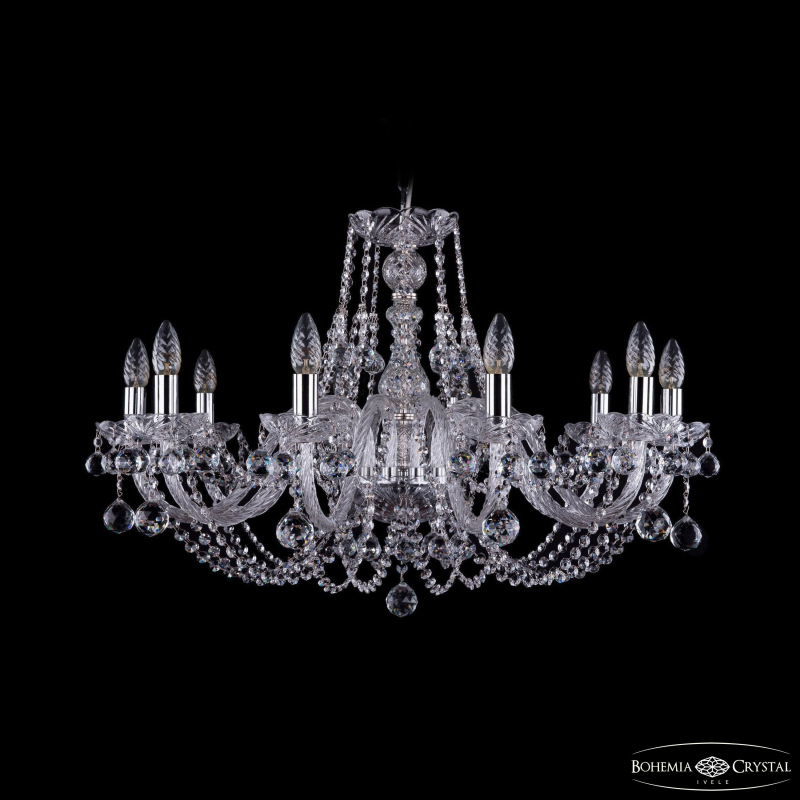 Подвесная люстра Bohemia Ivele Crystal 1406/10/300 Ni Balls