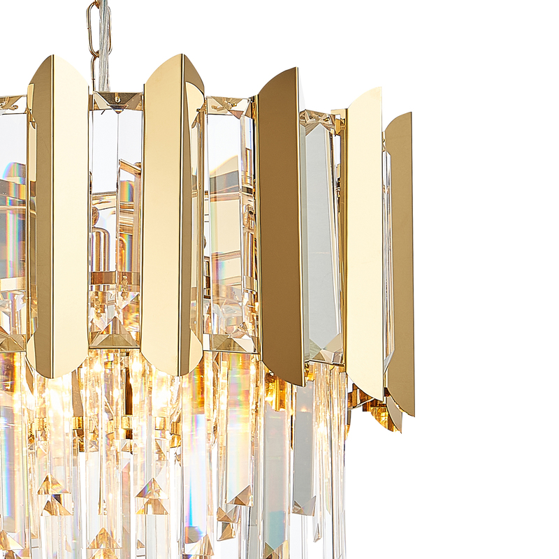Подвесная люстра Natali Kovaltseva AMAZONE 81444/5C GOLD