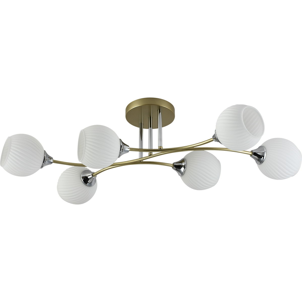 Люстра на штанге Reluce 01353-0.3-06 GOLD+CR