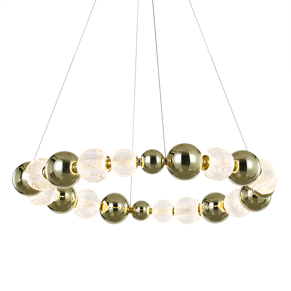 Подвесной светильник DeLight Collection Elliot Diamante MD21001002-1C gold