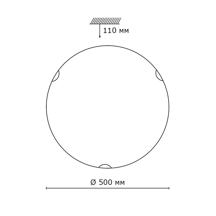 Настенно-потолочный светильник Sonex Kusta 318/EL