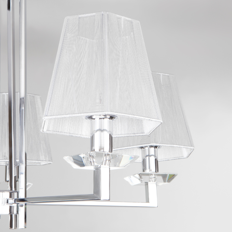 Потолочная люстра Eurosvet Alegria 60125/5 хром Smart (60114/5)