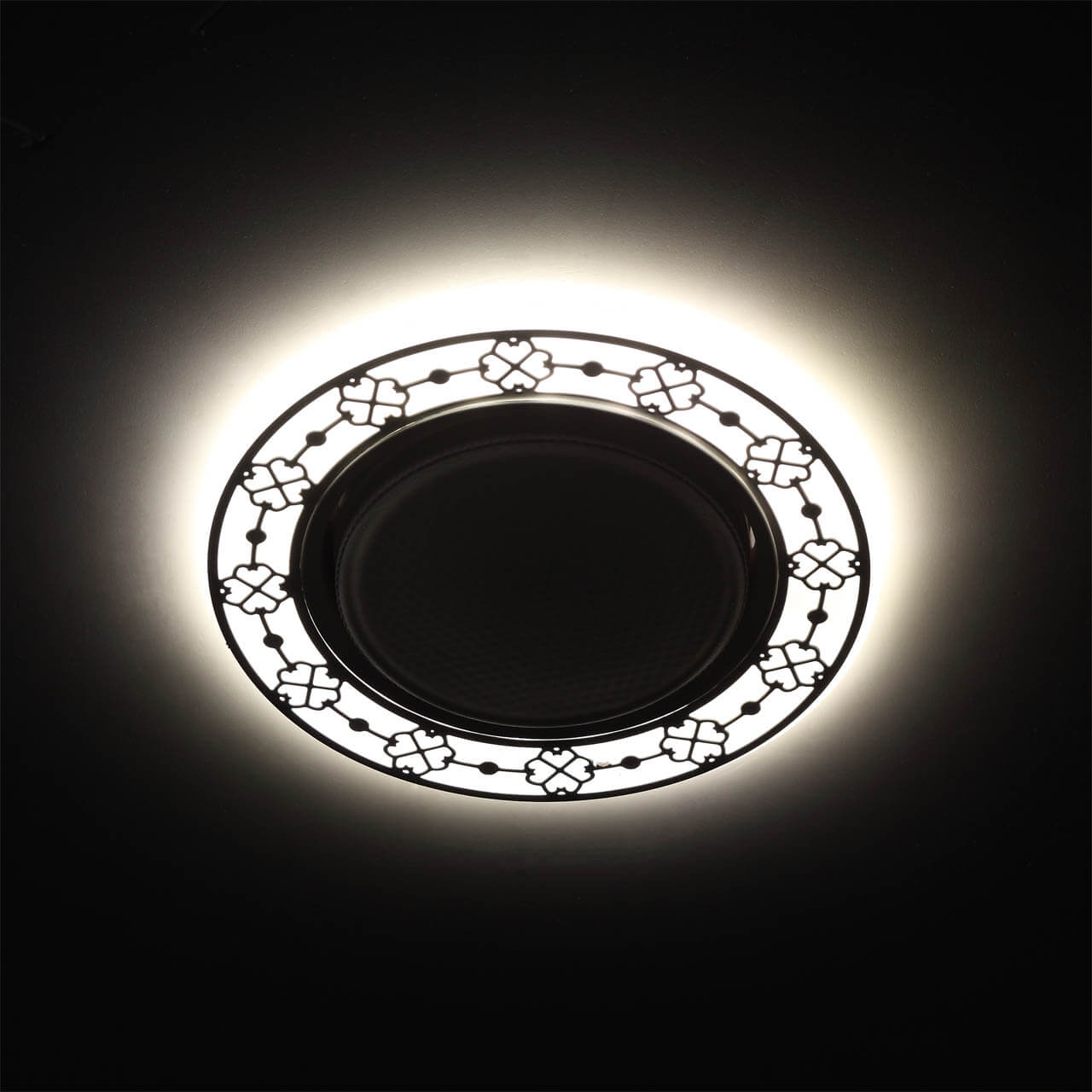 Встраиваемый светильник ЭРА DK LD28 WH/BK Б0037390