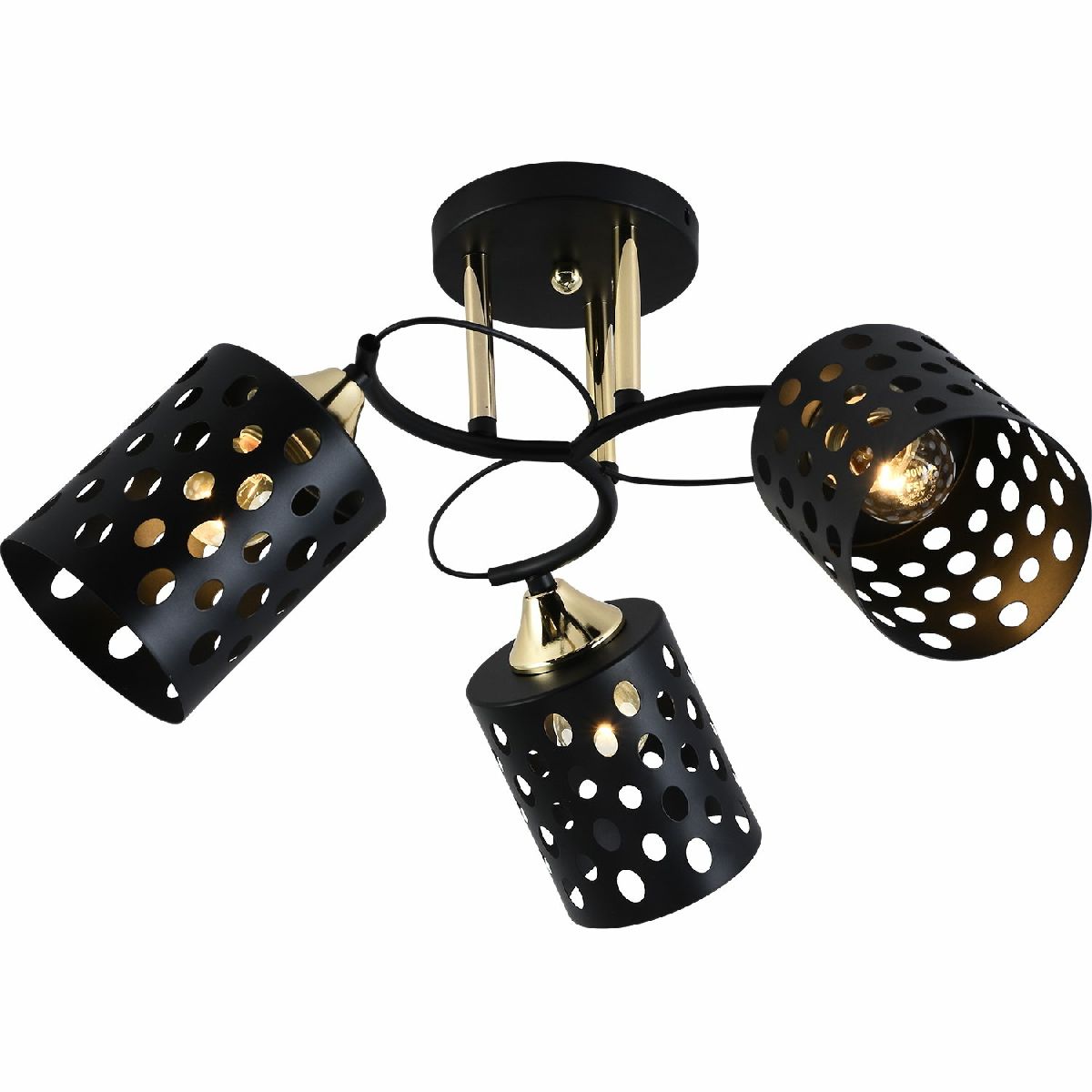 Потолочная люстра Reluce 01385-0.3-03 BK+FGD