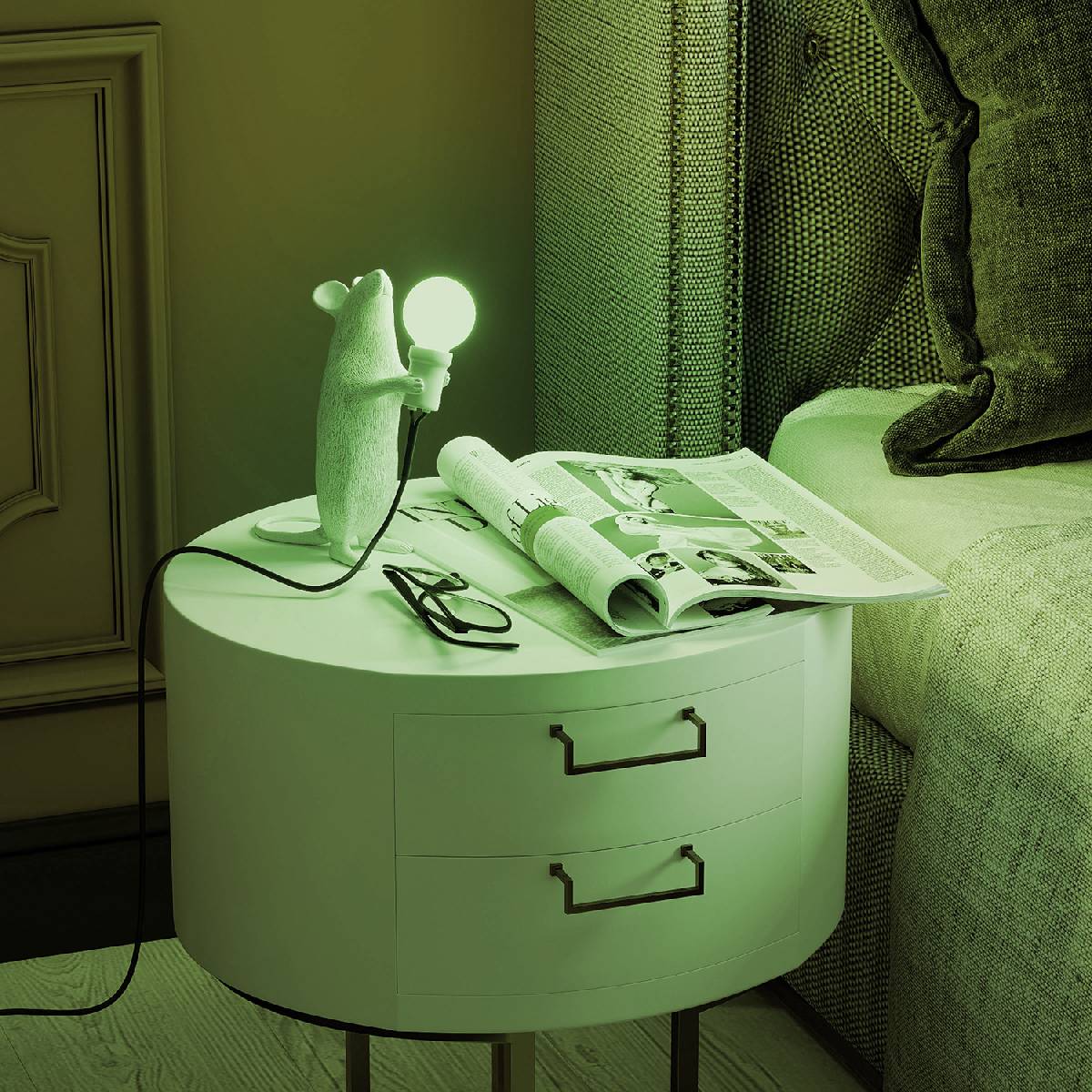 Светодиодная филаментная лампа Gauss Basic Filament E27 4W green 10512042-G