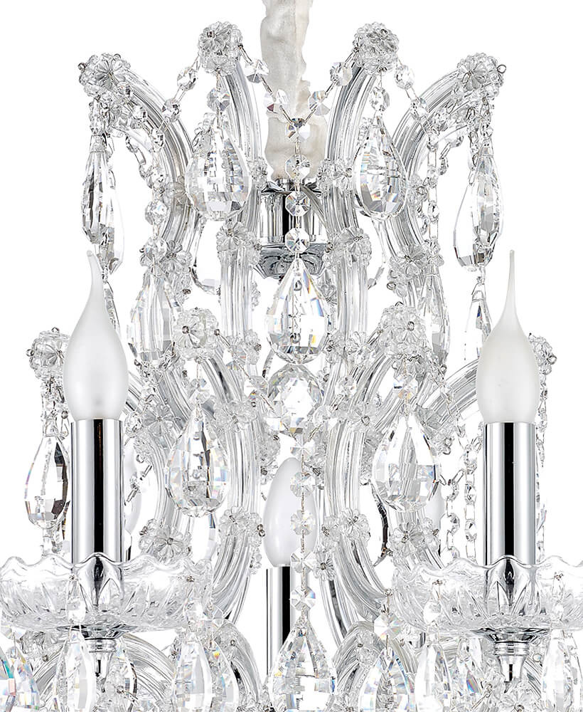 Подвесная люстра Lumien Hall Жозефина 0012/8P-CR