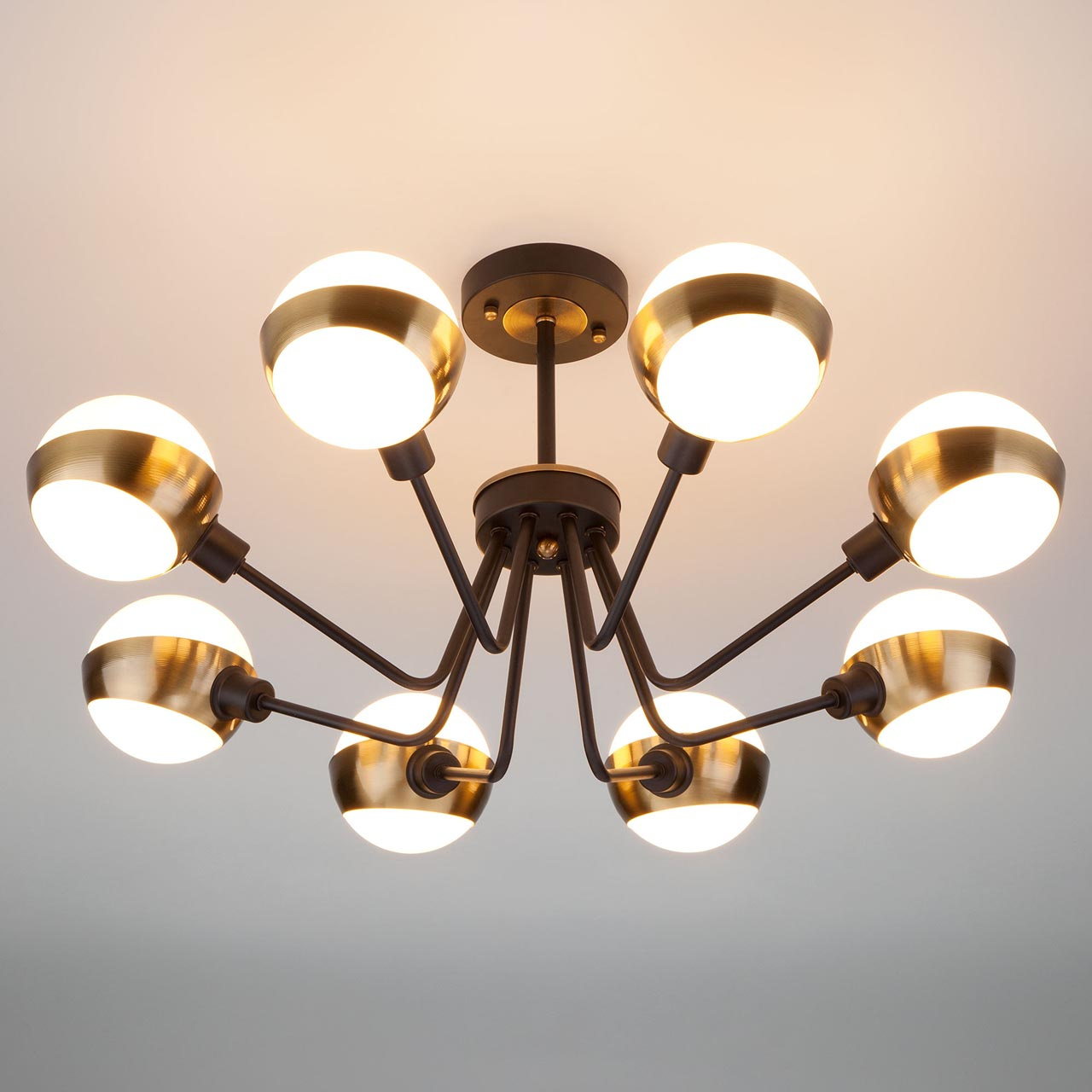 Потолочная люстра Eurosvet Jasper 70093/8 черный