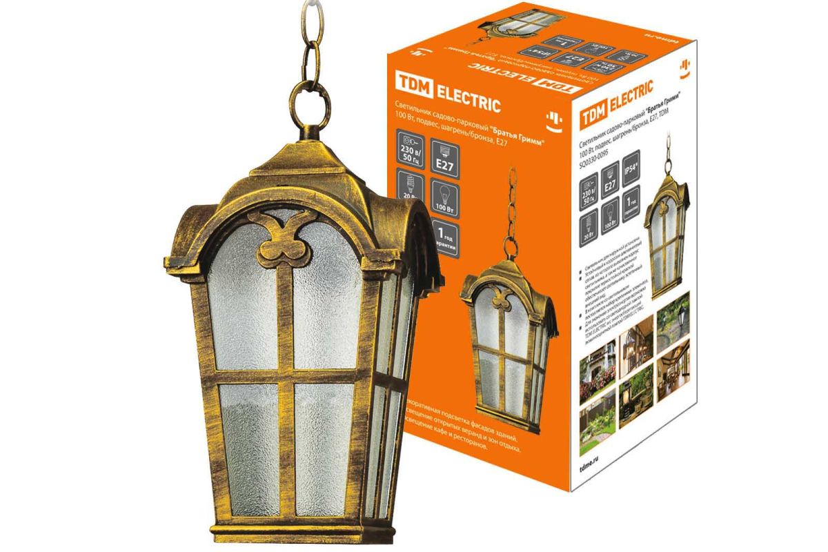 Уличный подвесной светильник TDM Electric Братья Гримм SQ0330-0095