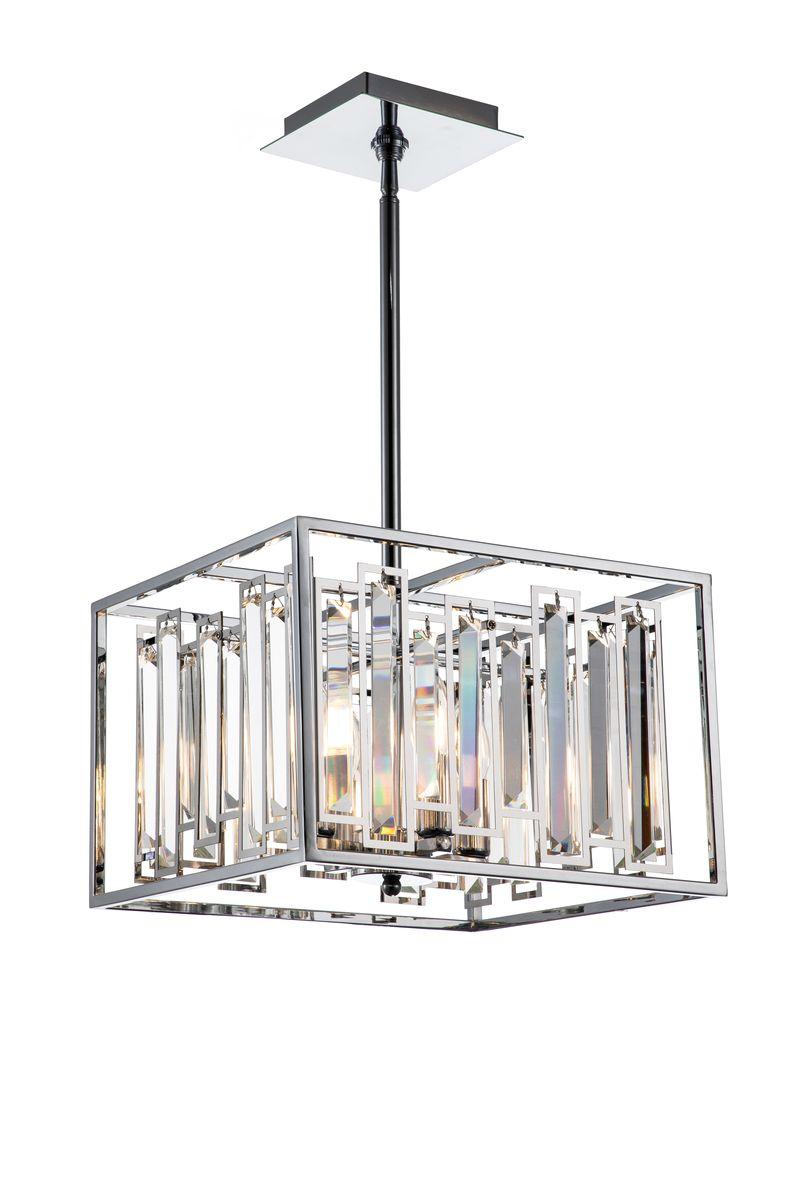 Люстра на штанге Indigo Valzer 12001/4R Chrome V000063