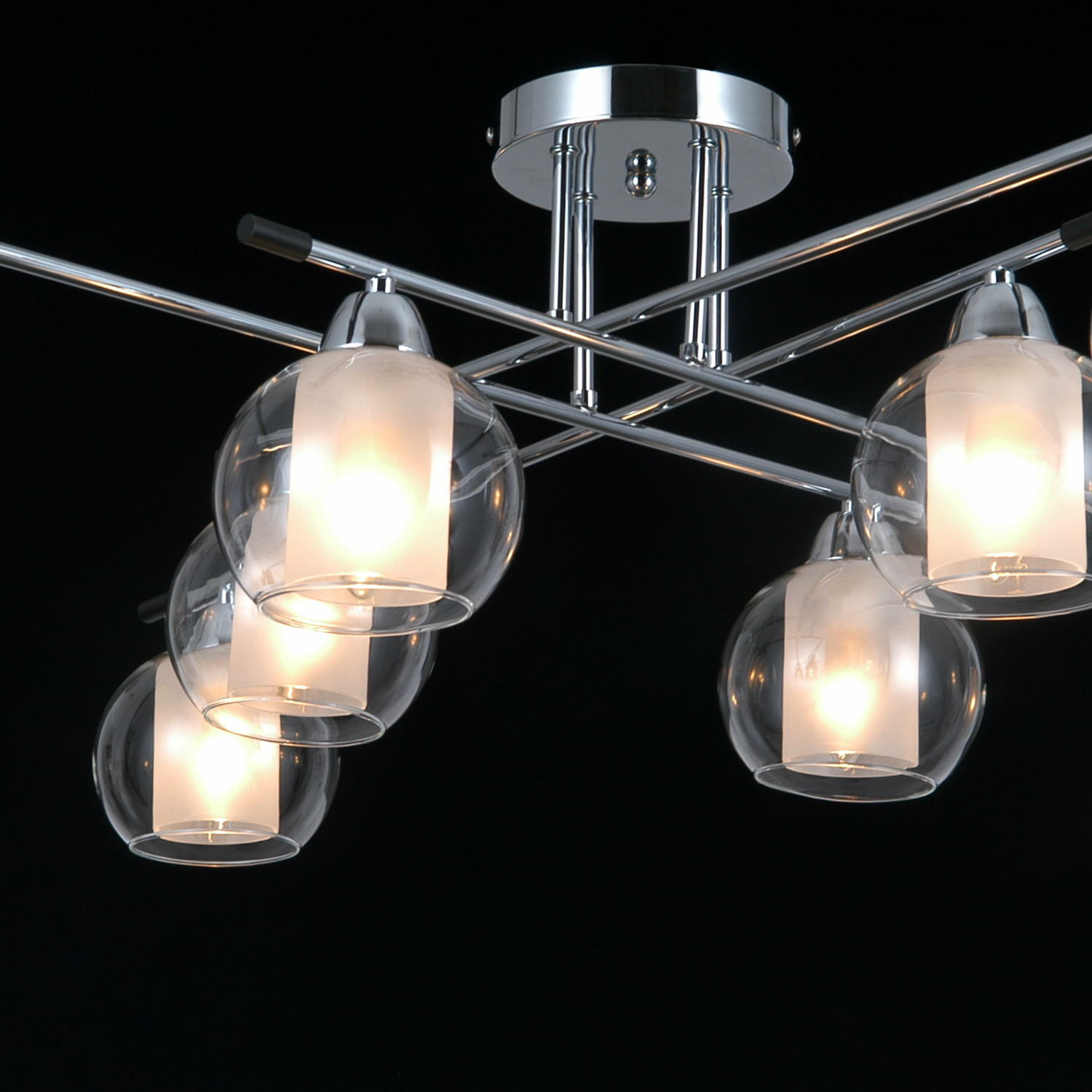 Люстра на штанге Illumico IL0450-8CSQ-79 CR