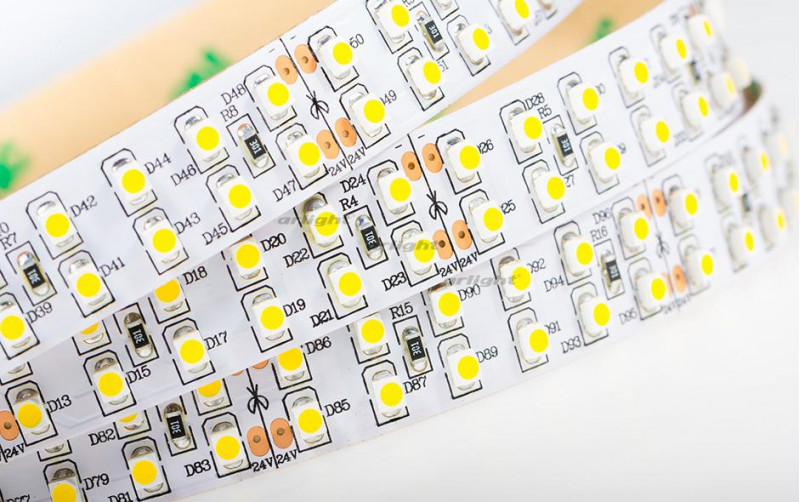 Светодиодная лента Arlight RT 2-5000 24V Day4000 2x2 (3528, 1200 LED, LUX) 013474(B)