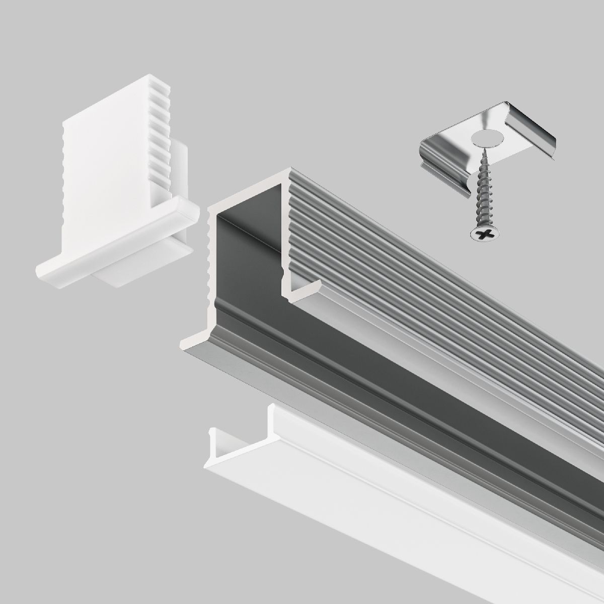 Алюминиевый профиль Maytoni Led strip ALM-1209-S-2M