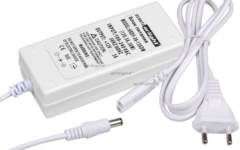 Блок питания Arlight ARDV-36-12ADW (12V, 3A, 36W) 019971