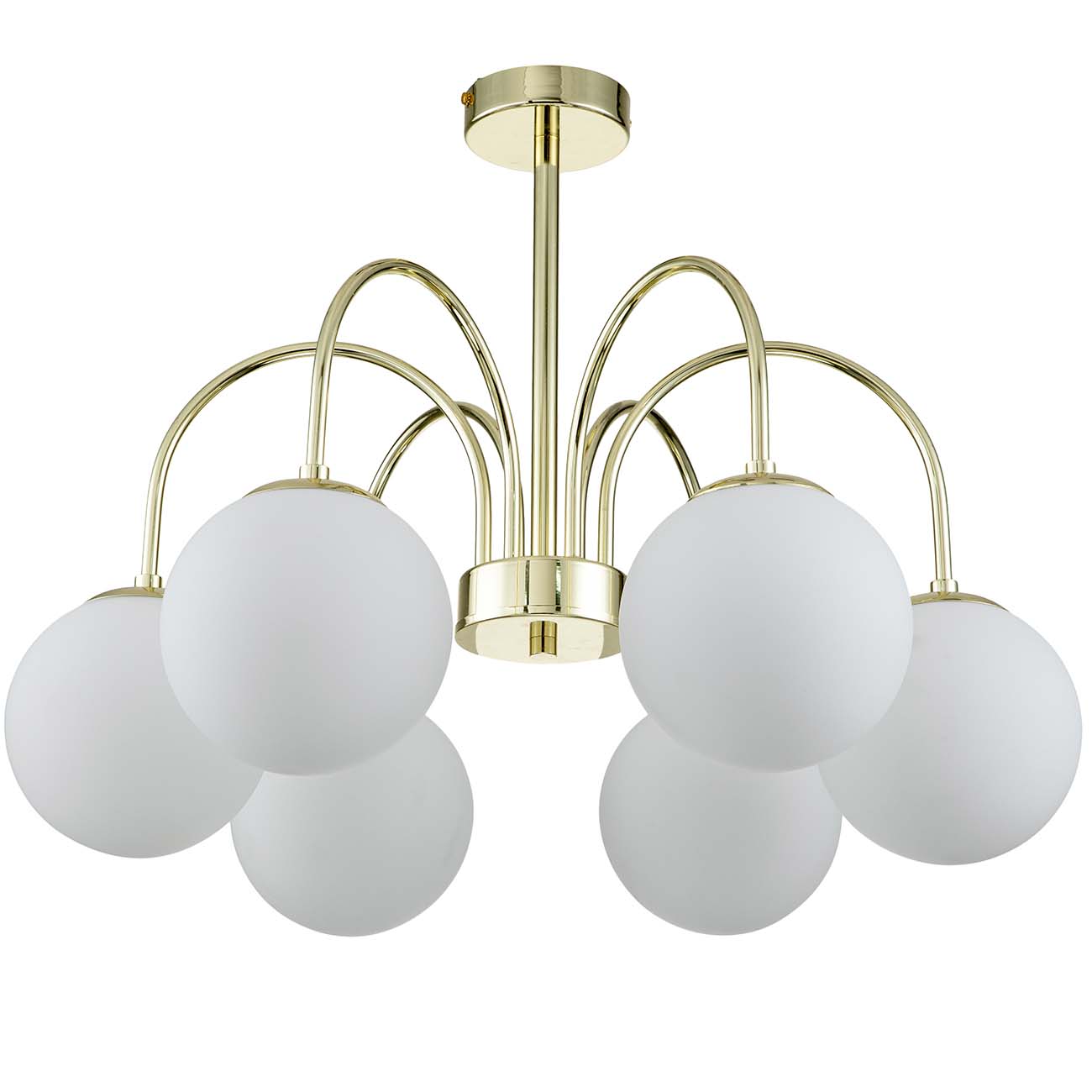 Люстра на штанге Indigo Voga 13017/6R Gold V000325