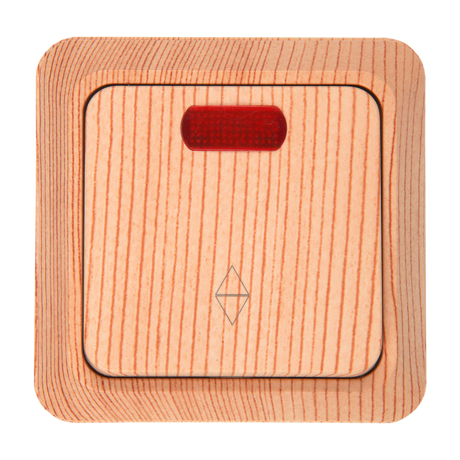 Выключатель (переключатель) 1-клавишный General Альфа 477067