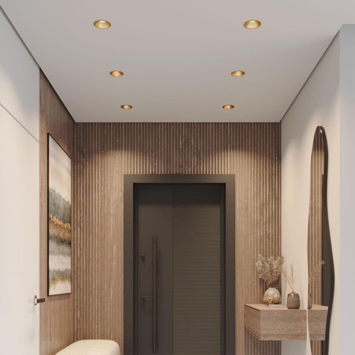 Встраиваемый светильник с переключателем цветовой температуры и угла рассеивания Novotech Wir Nova 359850