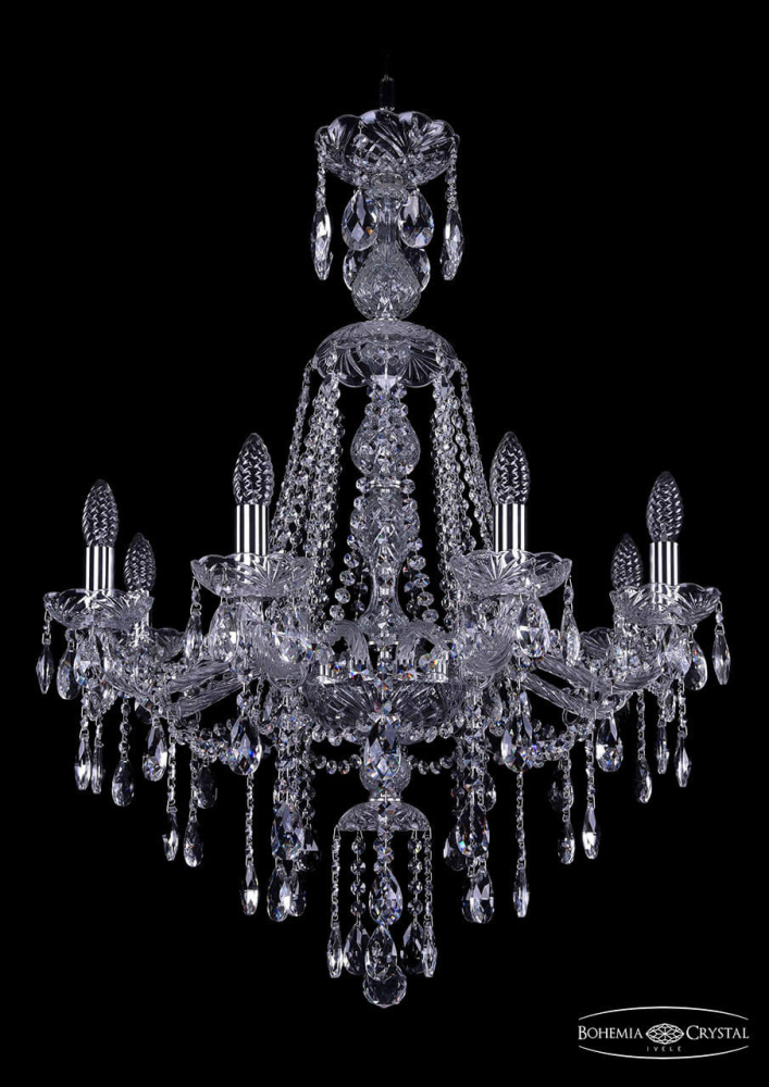 Подвесная люстра Bohemia Ivele 1415/8/220/XL-85/Ni