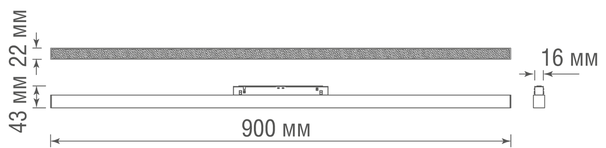Трековый светильник Donolux Line DL20293NW30BND
