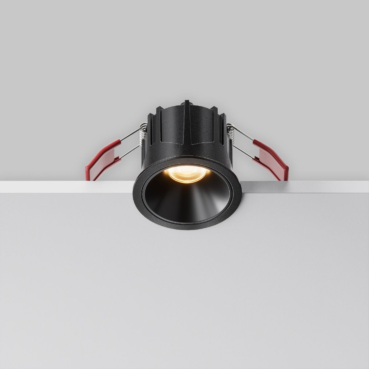 Встраиваемый светильник Maytoni Alfa LED DL043-01-10W2.7K-RD-B