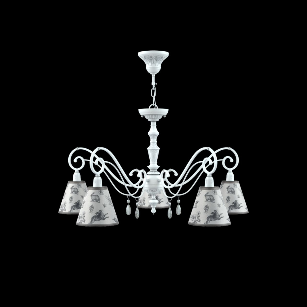 Подвесная люстра Lamp4you Classic E3-05-WM-LMP-O-8-CRL-E3-05-TR-DN