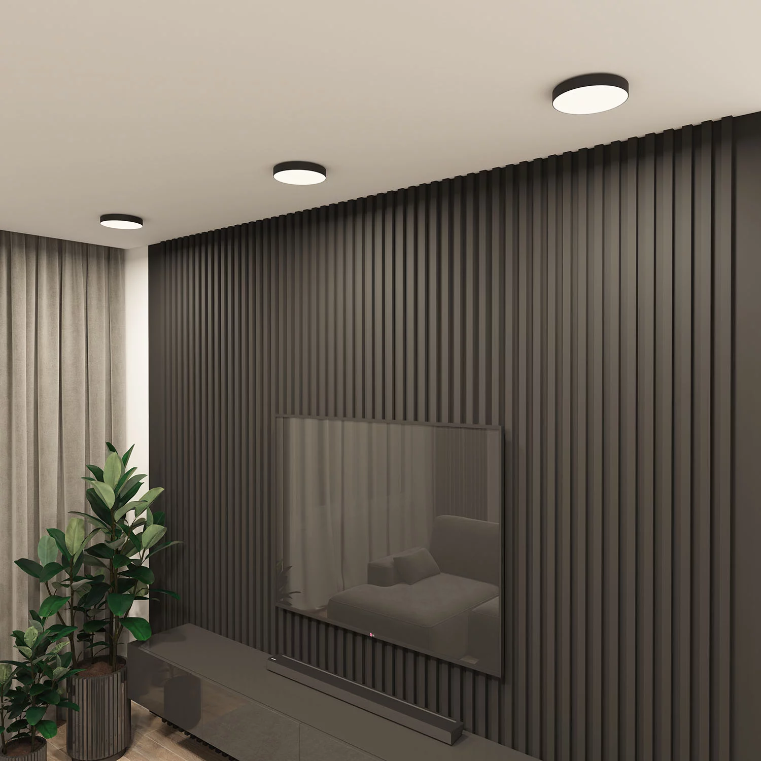 Накладной светильник Denkirs Tab DK2851-BK