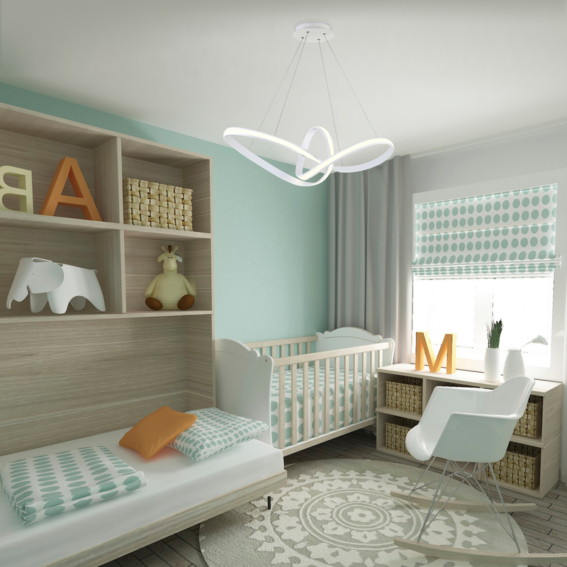 Подвесной светодиодный светильник Eurosvet Kink 90174/1 белый