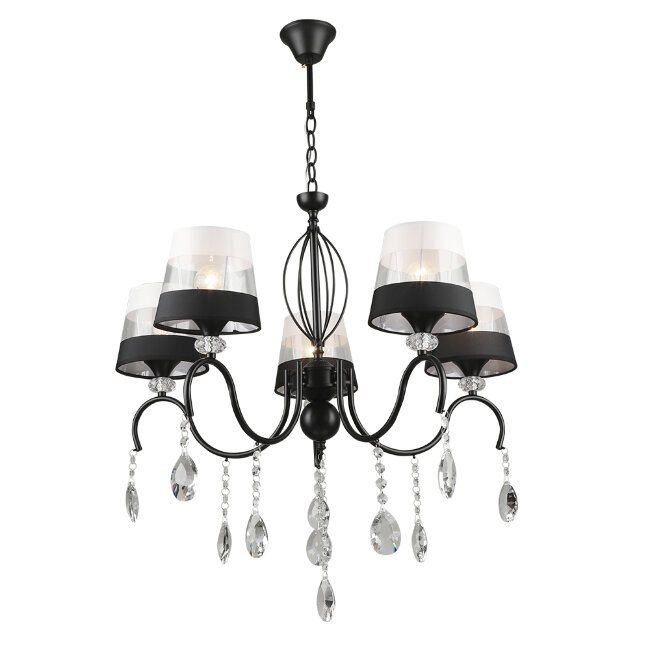 Подвесная люстра Wedo Light Dagni WD3601/5H-BK-WT-BK