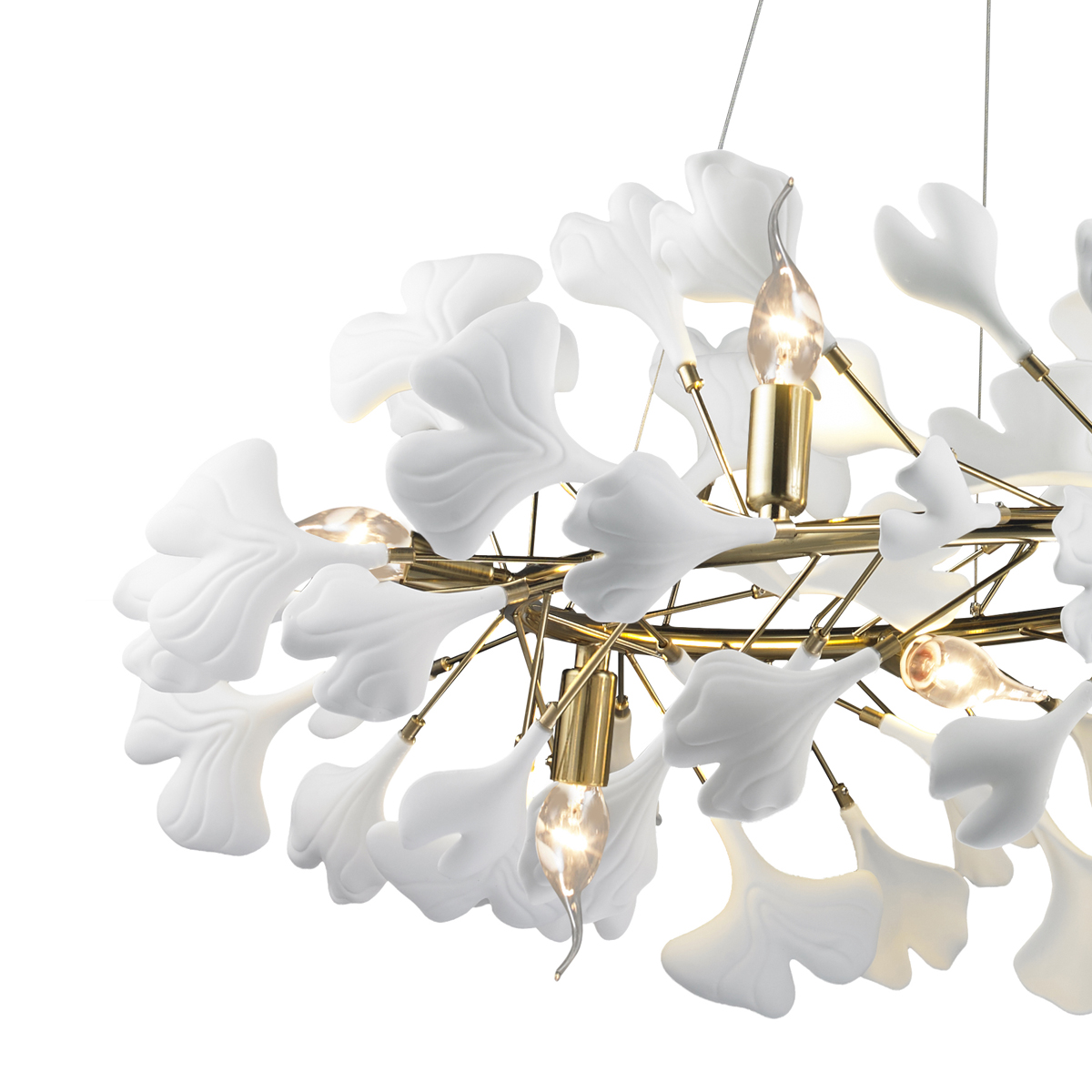 Подвесная люстра Delight Collection 10881P/R800 gold/white