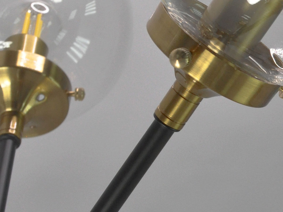 Люстра на штанге Elvan LU-208/5-E27-BkBaCl