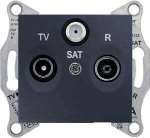 Розетка TV/R/SAT оконечная Schneider Electric Sedna 1dB SDN3501370