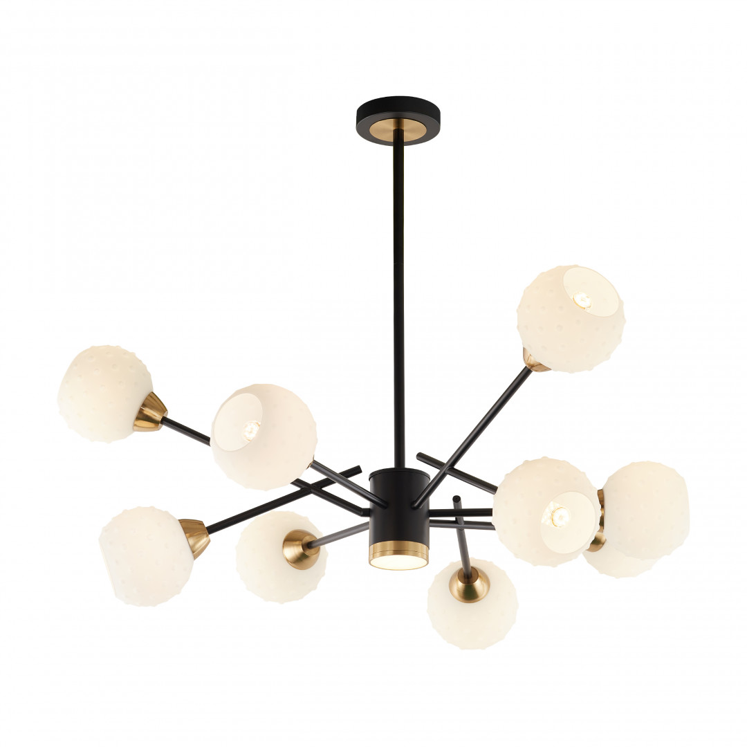 Люстра на штанге Arte Milano Neapolis 278408/8+1 BK/GD