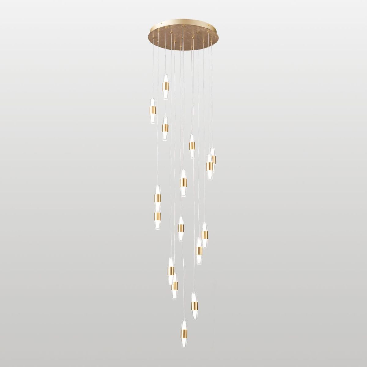 Каскадная люстра Lussole Hopkins LSP-7404