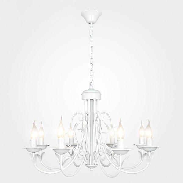 Подвесная люстра Eurosvet Афина 60050/8 глянцевый белый