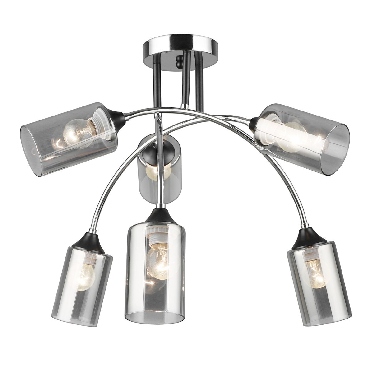 Потолочная люстра IMEX MD.2195-6-S-BK+CH