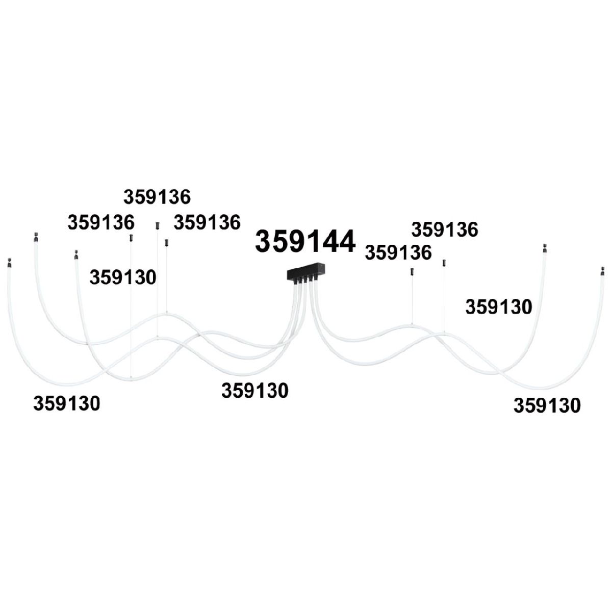 База для накладного монтажа светильников 359128-359133 Novotech Ramo 359144