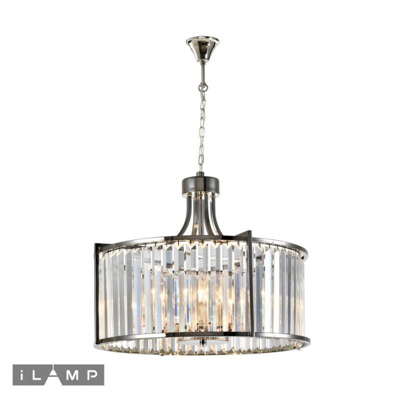Подвесная люстра iLamp Qeens P2553-6 Nickel