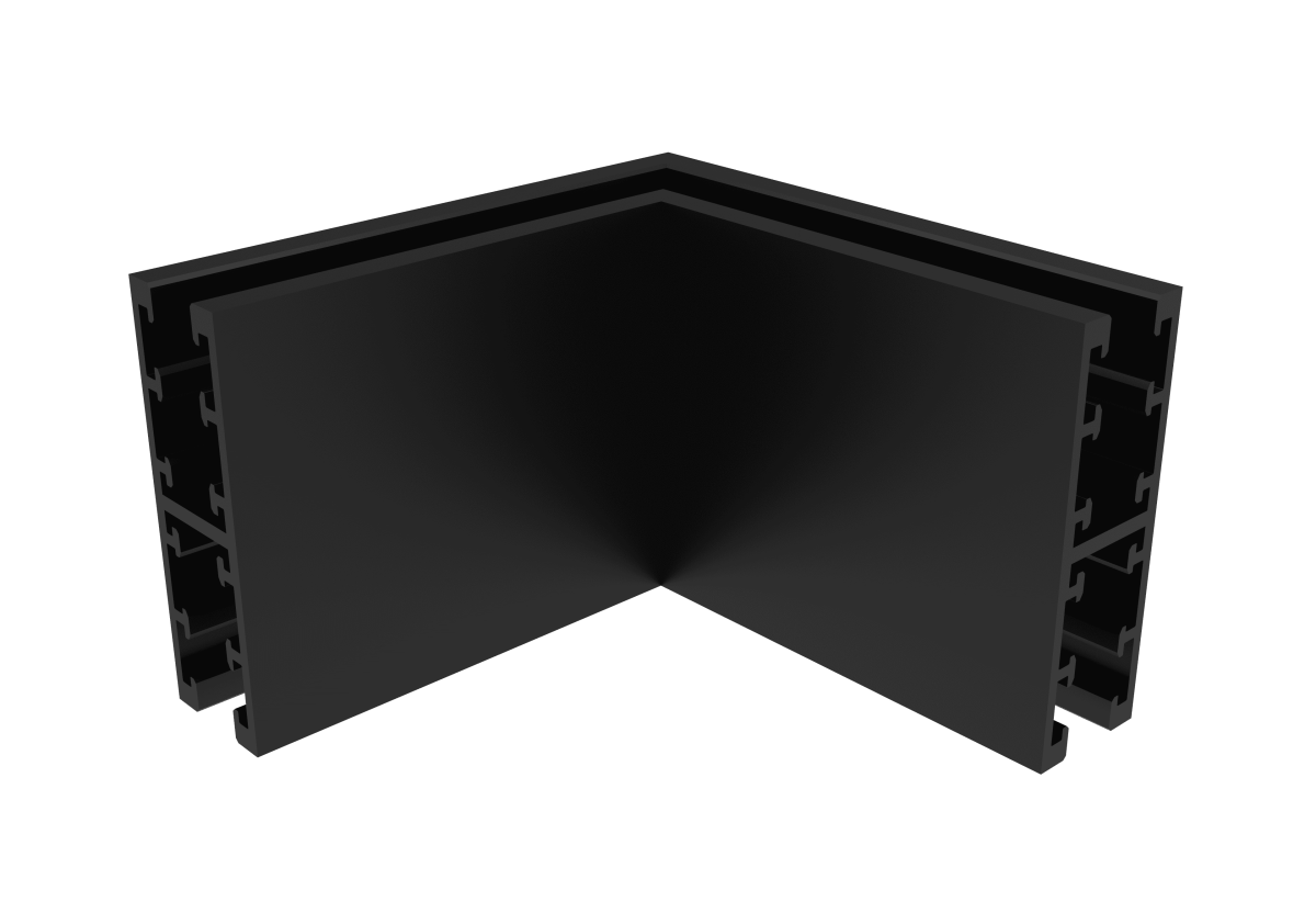 Соединитель для магнитного двустороннего шинопровода угловой Crystal Lux CLT 0.226 04 BL