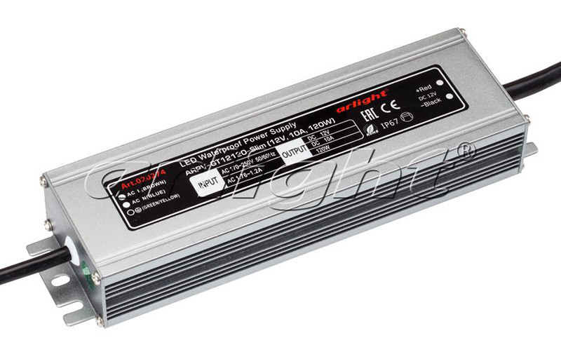 Блок питания Arlight ARPV-GT12120-Slim (12V, 10A, 120W) 020274