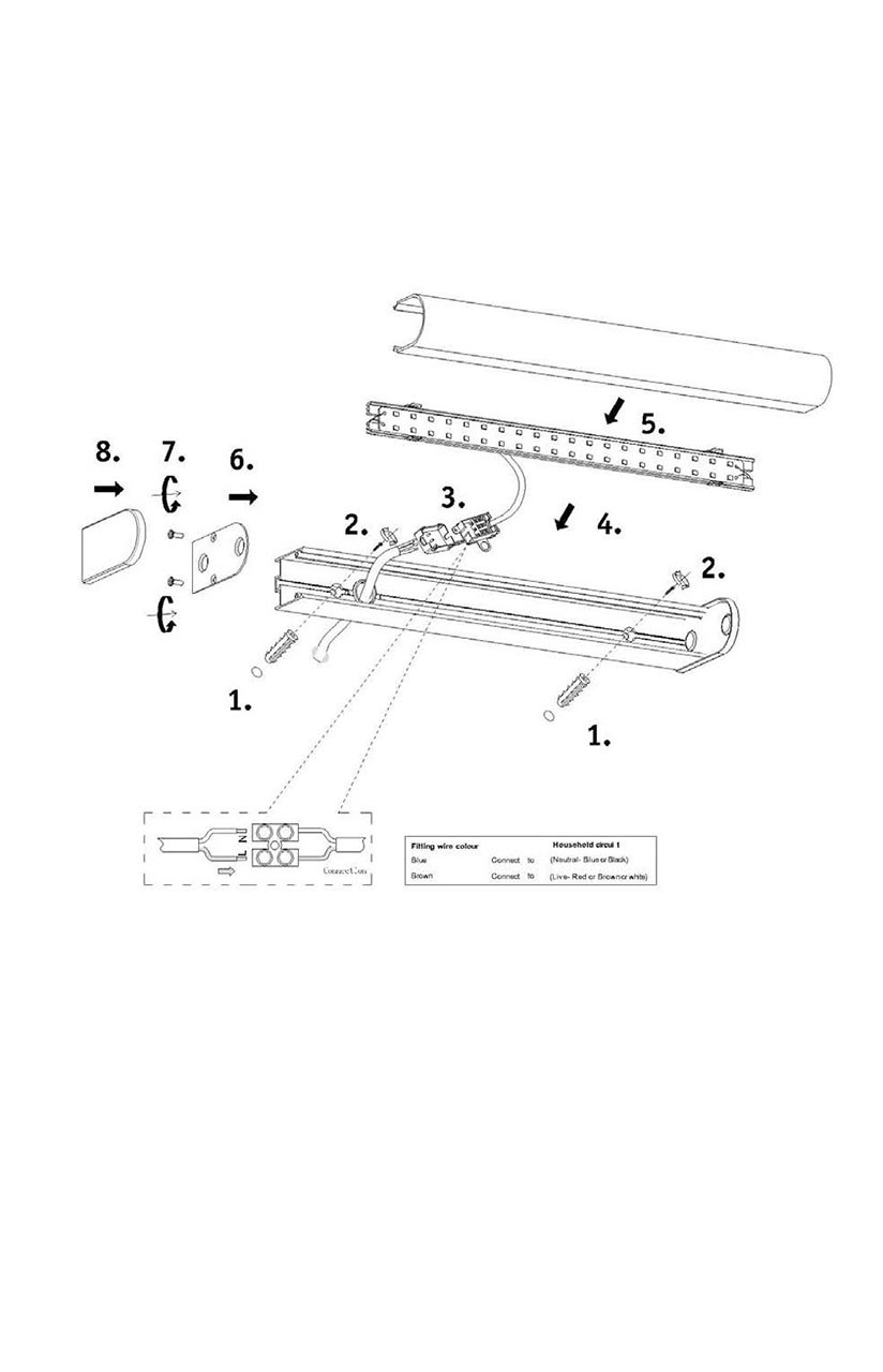 Мебельный светодиодный светильник Lucide Jasper 04205/21/12
