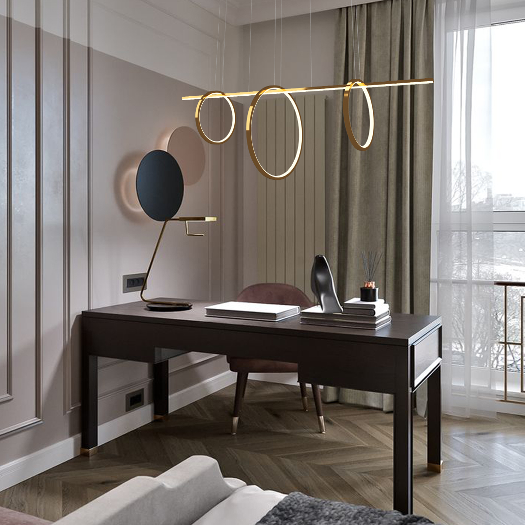 Подвесной светодиодный светильник Milosh tendence 0824CL-68GD