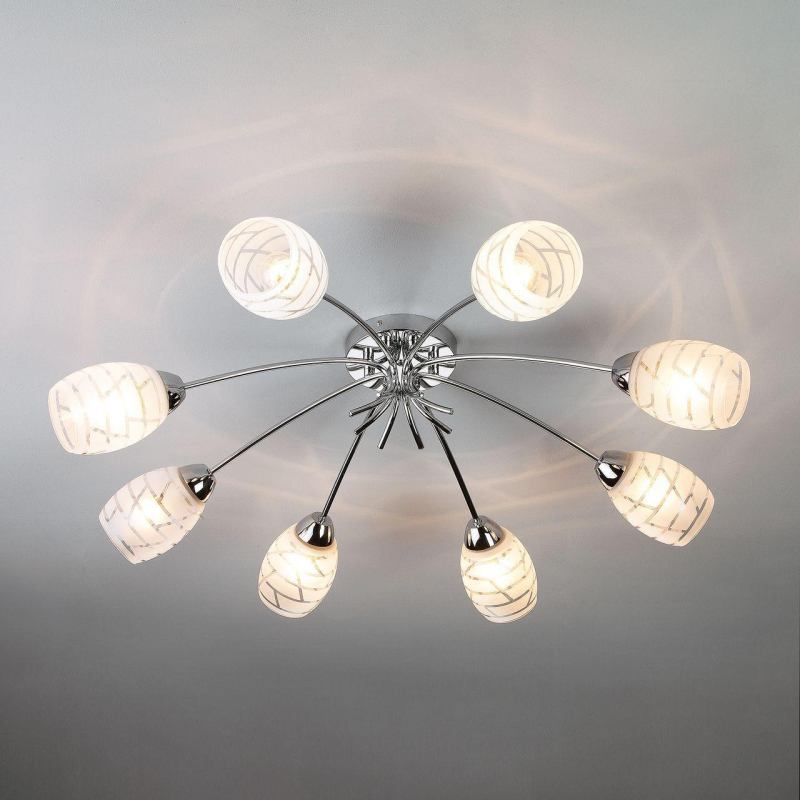 Потолочная люстра Eurosvet Rigina 30127/8 хром