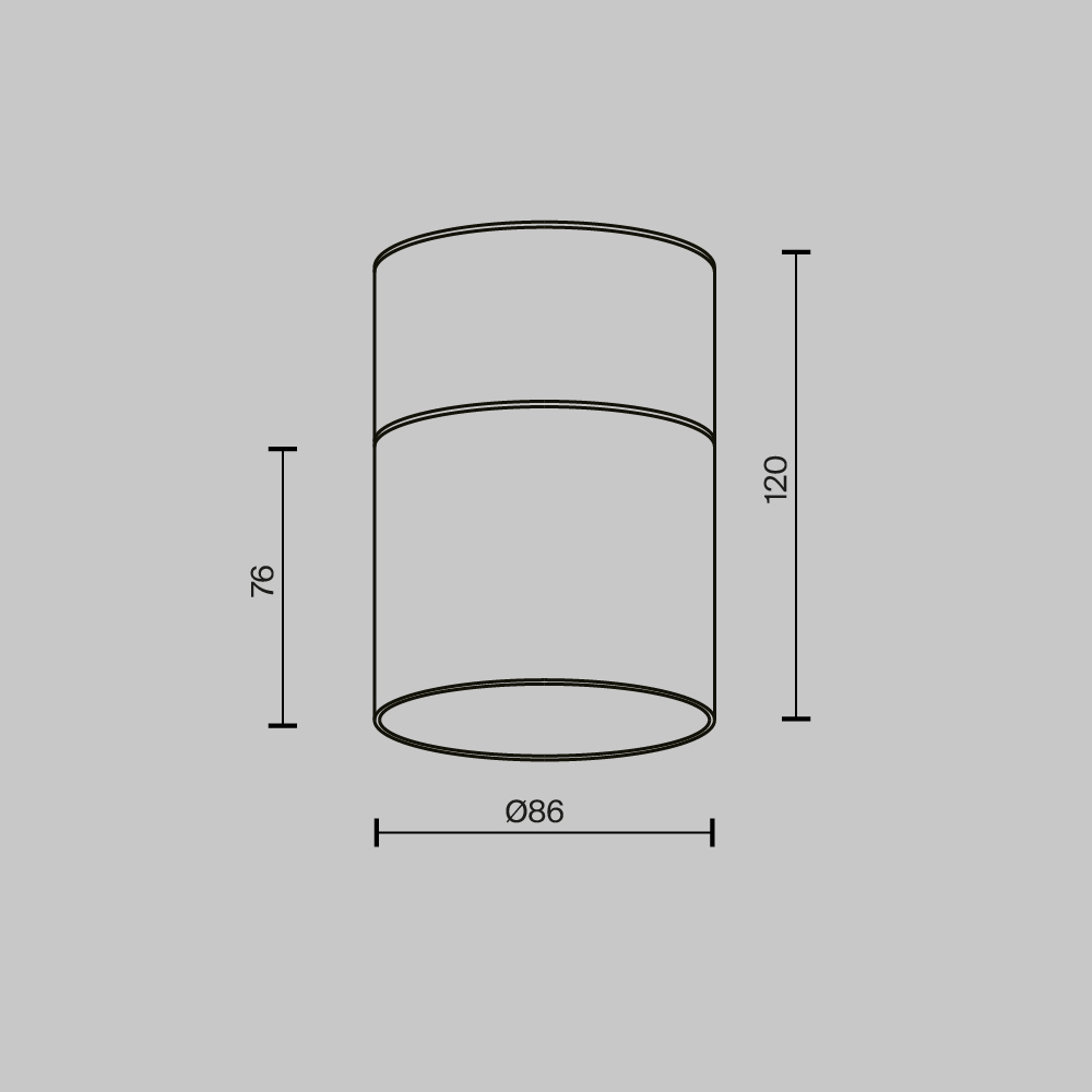 Накладной светильник Maytoni Glory C094CL-GX53-BS