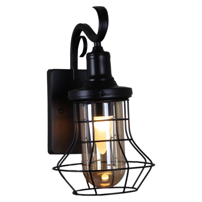 Уличный настенный светильник Reluce 08293-9.2-001U BK