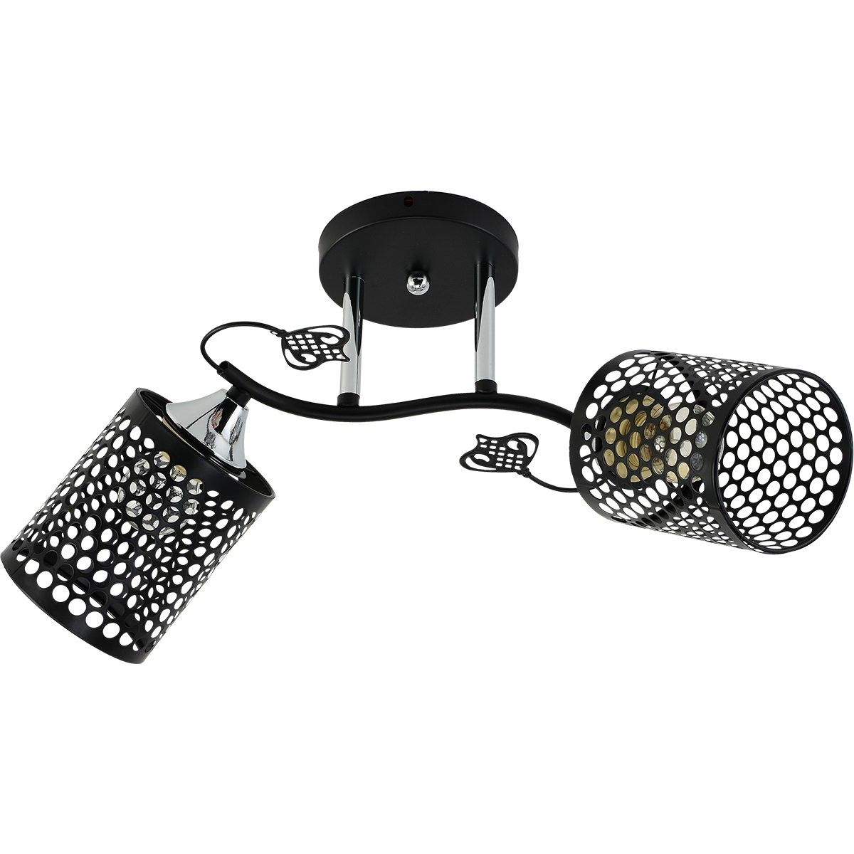 Люстра на штанге Reluce 11320-0.3-02 BK+CR