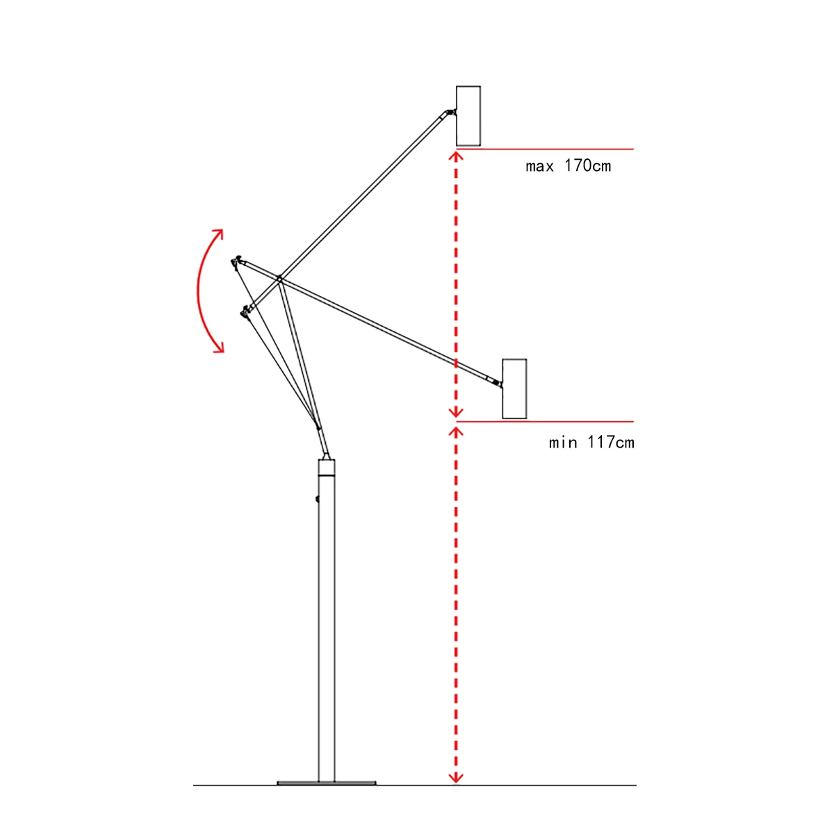 Торшер Delight Collection MJ6021 MJ6021F/S multicolor