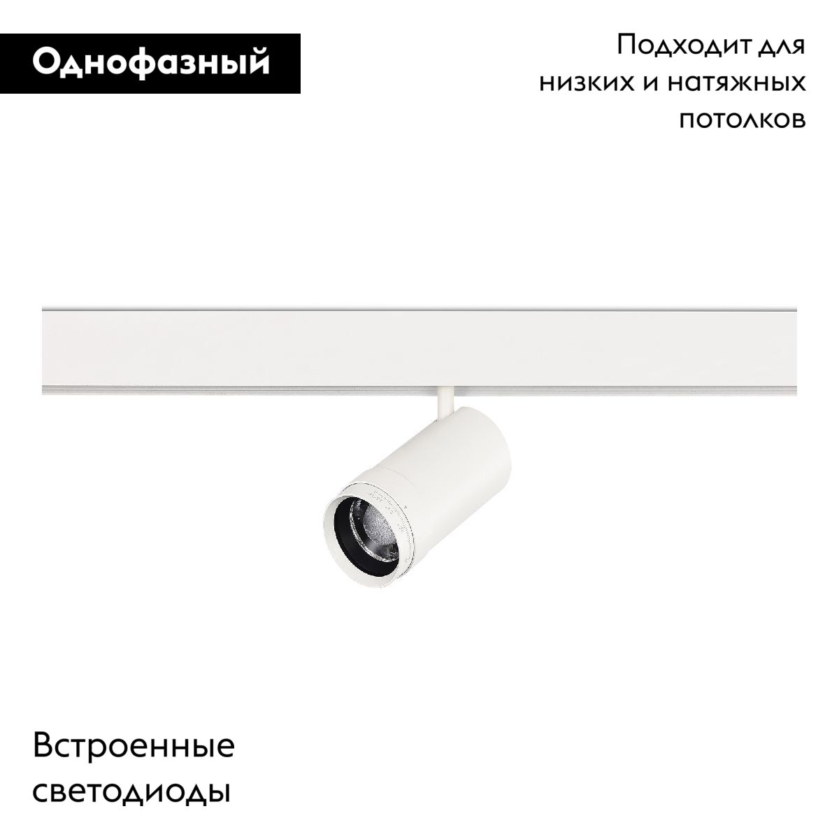 Трековый магнитный однофазный светильник ST Luce Skyline 48 ST357.536.20